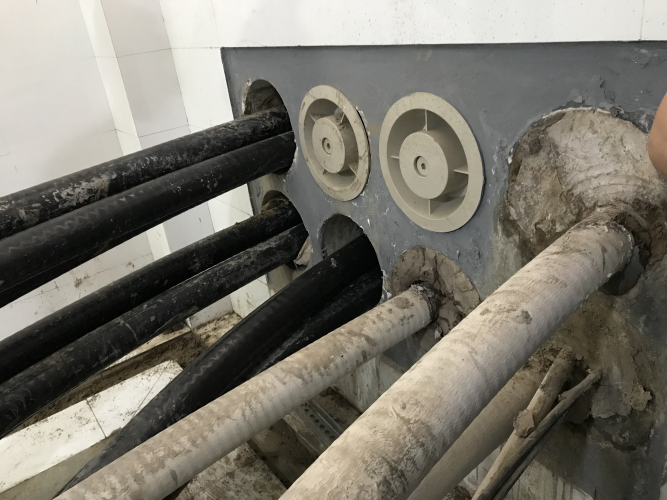 Cable seal in Suzhou Gaoding 110kv main substation project